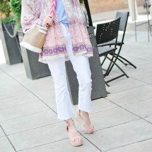 7 for all mankind white jeans size 27